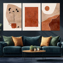 Boho Sunset Mountain Canvas Print, Modern Boho Sunset by MyGreatCanvas | Canvas Wall Art Prints | Photo Prints & Wall Decor