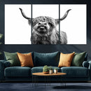 Fanny Scottish Highland Cow Cattle Art Print Farmhouse Wall