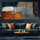 Modern Abstract Canvas Art Canvas Print - Framed and Ready