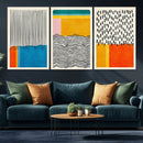 Canvas Print Wall Art Abstract Illustrs Art Boho, Framed