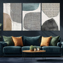 Canvas Print Wall Art Abstract Art Boho, Framed Boho Decor