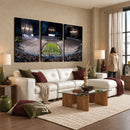 Penn State Football Wall Art Canvas Print – Framed Stadium
