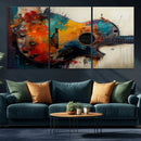 Abstract Guitar Wall Art Canvas | Vibrant Music-Inspired Art by MyGreatCanvas | Canvas Wall Art Prints | Photo Prints & Wall Decor