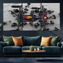 RedBull Formula 1 Canvas Wall Art Print