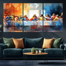 Abstract Watercolor The Last Supper Wall Art by MyGreatCanvas | Canvas Wall Art Prints | Photo Prints & Wall Decor