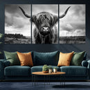 Scottish Cow Wall Art Canvas Print | Longhorn Wall Art | by MyGreatCanvas | Canvas Wall Art Prints | Photo Prints & Wall Decor