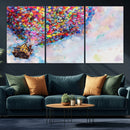 Don't Look Up Movie Canvas Wall Art - Vibrant Floating House