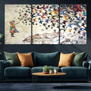 Banksy Wall Art - Banksy Girl Butterfly Graffiti Wall Art