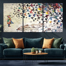 Banksy Wall Art - Banksy Girl Butterfly Graffiti Wall Art