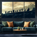 Fellowship Journey Wall Art – Fantasy Adventure Canvas Print by MyGreatCanvas | Canvas Wall Art Prints | Photo Prints & Wall Decor