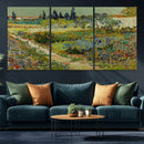 Vincent van Gogh Garden at Arles Wall Art Canvas Print