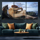 Fallen Angel Wall Art Canvas Print – Classic Art, Framed,