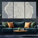 Abstract Tree Ring Wall Art Canvas Print – Nature-Inspired,