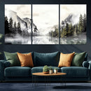 Yosemite Valley Wall Art Canvas Print – Framed and Ready to