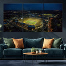 Michigan Stadium Night Game Wall Art – Sports Arena Aerial by MyGreatCanvas | Canvas Wall Art Prints | Photo Prints & Wall Decor