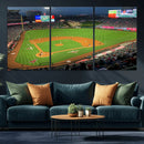 Angel Stadium Aerial Canvas Print – Los Angeles Angels