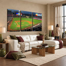 Angel Stadium Aerial Canvas Print – Los Angeles Angels
