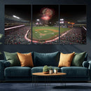 Fireworks at Angel Stadium – Los Angeles Angels Canvas