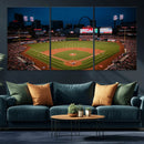 St. Louis Cardinals Baseball Team Print - Busch Stadium Wall by MyGreatCanvas | Canvas Wall Art Prints | Photo Prints & Wall Decor