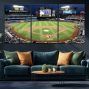 Citi Field Wall Art Print | 3-Panel New York Mets Baseball
