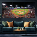 Fenway Park Wall Art Canvas Print | Large Baseball Stadium