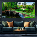 Augusta National Golf Club Wall Art - Panoramic Bridge & by MyGreatCanvas | Canvas Wall Art Prints | Photo Prints & Wall Decor