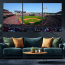 Cincinnati Reds Baseball Canvas Print - American Ball