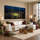 Michigan Wolverines Football Team Print - Michigan Stadium