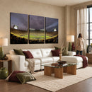 Michigan Wolverines Print - Michigan Stadium Wall Art Canvas