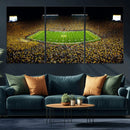 Stadium in Michigan Wall Art Canvas Print, Framed American