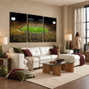 Stadium in Michigan Wall Art Canvas Print, Framed American