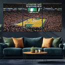 TD Garden Basketball Canvas Wall Art - Boston Celtics Live by MyGreatCanvas | Canvas Wall Art Prints | Photo Prints & Wall Decor