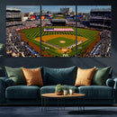 Yankee Stadium New York Wall Art Print | 3-Panel Canvas