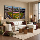 Yankee Stadium New York Wall Art Print | 3-Panel Canvas