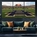 Notre Dame Stadium Giclee Canvas Print | Triptych Wall Art