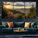 Sunrise Over the Smoky Mountains Canvas Wall Art – by MyGreatCanvas | Canvas Wall Art Prints | Photo Prints & Wall Decor