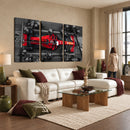 Ferrari Pit Stop Canvas Wall Art – Precision and Speed
