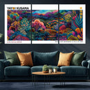 Framed Yayoi Kusama 1986 Wall Art Print – Japanese Wall Art by MyGreatCanvas | Canvas Wall Art Prints | Photo Prints & Wall Decor