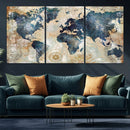 World Map Canvas Print – Framed Wall Art for Couples, by MyGreatCanvas | Canvas Wall Art Prints | Photo Prints & Wall Decor