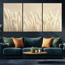 Grass Wall Art Print - Elegant Neutral Decor for Living by MyGreatCanvas | Canvas Wall Art Prints | Photo Prints & Wall Decor