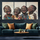 Shai Yossef Print - Joyful Childhood Canvas Wall Art -