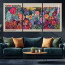 Yayoi Kusama Wall Art Canvas Print, Abstract Art, Large
