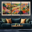 Yayoi Kusama Japanese Art Canvas Print, Abstract Art, Large