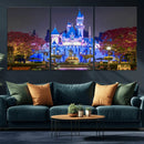 Disney Castle Wall Art Canvas Print – Magical Fairytale