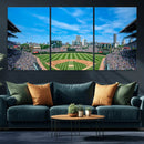 Wrigley Field Chicago Cubs Panoramic Art Multi-Piece Canvas