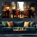 Abstract Jazz Art Wall Art Canvas Print – Colorful Musical