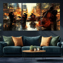 Jazz Wall Art Canvas Print – Colorful Musical Instrument