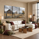 Rustic Autumn Farmhouse Wall Art Canvas Print – Serene