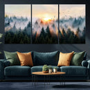 Abstract Forest Wall Art - Serene Nature Canvas Print with by MyGreatCanvas | Canvas Wall Art Prints | Photo Prints & Wall Decor