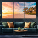Tropical Beach Wall Art Canvas Print – Framed Palm Trees by MyGreatCanvas | Canvas Wall Art Prints | Photo Prints & Wall Decor